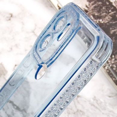 Чехол TPU Starfall Clear для Xiaomi Poco C51 Голубой