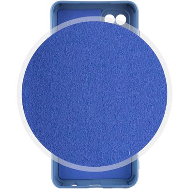 Чохол Silicone Cover Lakshmi Full Camera (A) для Samsung Galaxy A12 / M12 Синій / Navy Blue
