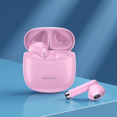 Бездротові TWS навушники Usams-IA04 BT 5.0 Рожевий