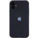 Уцінка Чохол Silicone Case Full Camera Protective (AA) для Apple iPhone 12 (6.1") Відкрита упаковка / Чорний / Black фото 1