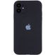 Уцінка Чохол Silicone Case Full Camera Protective (AA) для Apple iPhone 12 (6.1") Відкрита упаковка / Чорний / Black