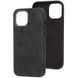 Шкіряний чохол Croco Leather для Apple iPhone 14 (6.1") Black фото 1