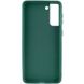 Силіконовий чохол Candy для Samsung Galaxy S21+ Зелений / Forest green фото 2