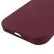 Чехол Silk Full Protective (AA) NO LOGO with Magnetic Fit для Apple iPhone 13 (6.1") Бордовый / Plum фото 5