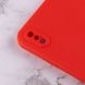 Силиконовый чехол Candy Full Camera для Apple iPhone X / XS (5.8") Красный / Red фото 3