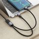 Дата кабель Hoco U139 Type-C to Type-C/Type-C 100W (1.2m) Black фото 4