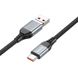Дата кабель Hoco U128 Viking 2in1 USB/Type-C to Type-C (1m) Black фото 2