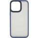TPU+PC чехол Metal Buttons для Apple iPhone 13 Pro (6.1") Синий фото 1