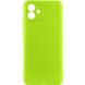 Чохол Silicone Cover Lakshmi Full Camera (A) для Samsung Galaxy A05 Салатовий / Neon Green
