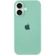 Чехол Silicone Case Full Protective (AA) для Apple iPhone 16 (6.1") Бирюзовый / Turquoise