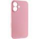 Чехол Silk Full Camera Protective (AA) NO LOGO для Apple iPhone 17 (6.3") Розовый / Light pink