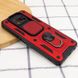 Ударопрочный чехол Camshield Serge Ring для Xiaomi Poco X3 NFC / Poco X3 Pro Красный фото 4