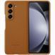 Кожаный чехол Leather Case (AAA) для Samsung Galaxy Z Fold5 Brown