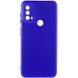 Чехол Silicone Cover Lakshmi Full Camera (A) для Motorola Moto E40 Синий / Iris фото 1