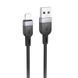 Дата кабель Hoco X109 Energy silicone USB to Lightning (3m) Black фото 1