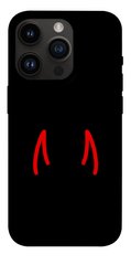 Чохол itsPrint Red horns для Apple iPhone 14 Pro (6.1")