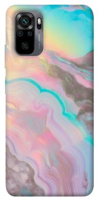 Чехол itsPrint Aurora marble для Xiaomi Redmi Note 10 / Note 10s