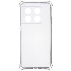 TPU чохол GETMAN Ease logo посилені кути для OnePlus 10T Безбарвний (прозорий)