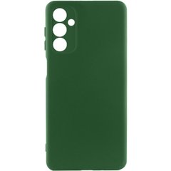 Чохол Silicone Cover Lakshmi Full Camera (A) для Samsung Galaxy M54 5G Зелений / Dark green