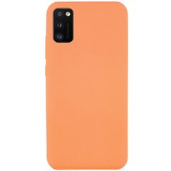 Чехол Silicone Cover Full without Logo (A) для Samsung Galaxy A41 Оранжевый / Papaya