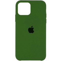 Чохол Silicone Case (AA) для Apple iPhone 11 Pro Max (6.5") Зелений / Olive