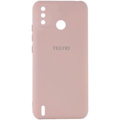 Чехол Silicone Cover My Color Full Camera (A) для TECNO Spark 6 Go Розовый / Pink Sand