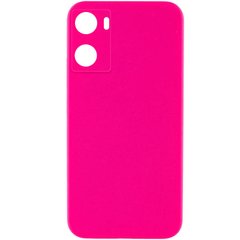 Чохол Silicone Cover Lakshmi Full Camera (AAA) для Oppo A57s / A77s Рожевий / Barbie pink