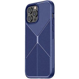 Чехол TPU BlackWood для Apple iPhone 14 Pro (6.1") Синий