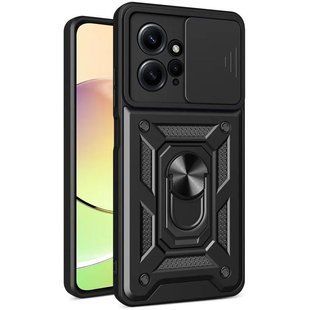 Чехол Ummi Camshield Serge Ring для Xiaomi Redmi Note 12 4G Черный / Black