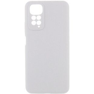 Чехол TPU GETMAN Liquid Silk Full Camera для Xiaomi Redmi Note 11 (Global) / Note 11S Белый / White