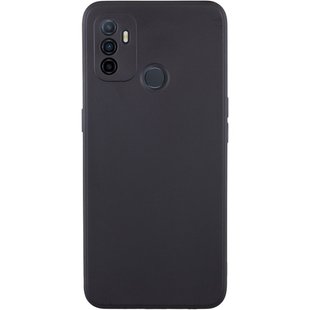 Силиконовый чехол Candy Full Camera для Oppo A53 / A32 / A33 Черный / Black