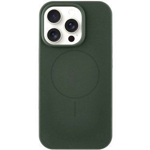 Чехол Silk Full Protective (AA) NO LOGO with Magnetic Fit для Apple iPhone 15 Pro Max (6.7") Зеленый / Cyprus Green