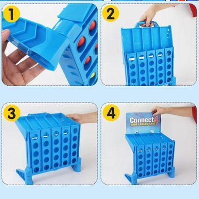 Настольная интерактивная игра Ummi 22013 Connect 4 Shots Board Game Blue
