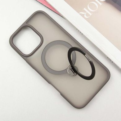 Чохол Ummi Colorful with Magnetic Fit HQ Ring для Apple iPhone 16 Pro (6.3") Grey