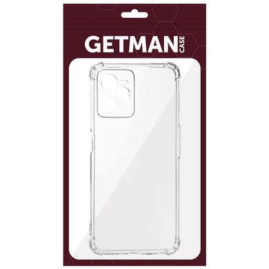 TPU чохол GETMAN Ease logo посилені кути Full Camera для Realme C35 Безбарвний (прозорий)