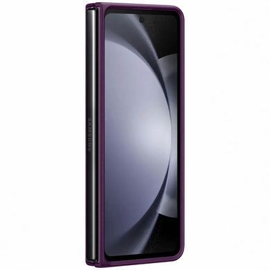 Кожаный чехол Leather Case (AAA) для Samsung Galaxy Z Fold5 Purple