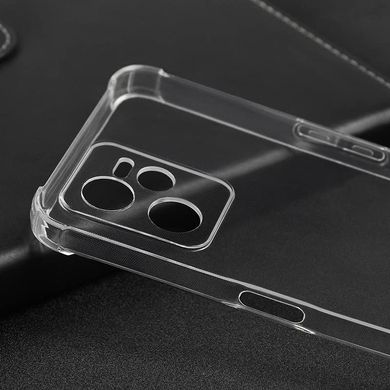 TPU чохол GETMAN Ease logo посилені кути Full Camera для Realme C35 Безбарвний (прозорий)