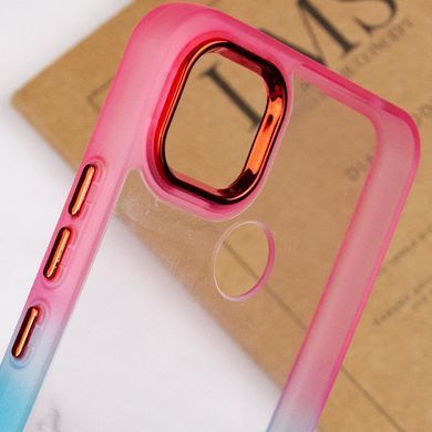 Чохол TPU+PC Fresh sip series для Xiaomi Redmi 9C Бірюзовий / Рожевий