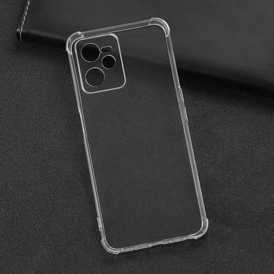 TPU чохол GETMAN Ease logo посилені кути Full Camera для Realme C35 Безбарвний (прозорий)