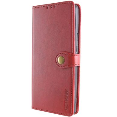 Кожаный чехол книжка GETMAN Gallant (PU) для Samsung Galaxy A31 Красный
