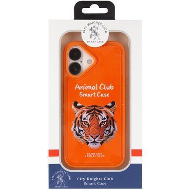 TPU+PC чохол Animal Club для Apple iPhone 17 (6.3") Hermes Orange