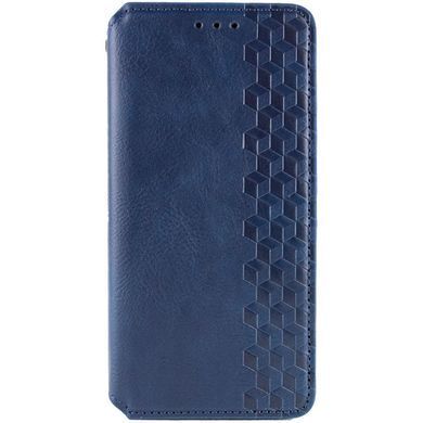Кожаный чехол-книжка GETMAN Cubic (PU) для Oppo A38 / A18 Синий