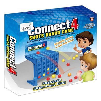 Настольная интерактивная игра Ummi 22013 Connect 4 Shots Board Game Blue