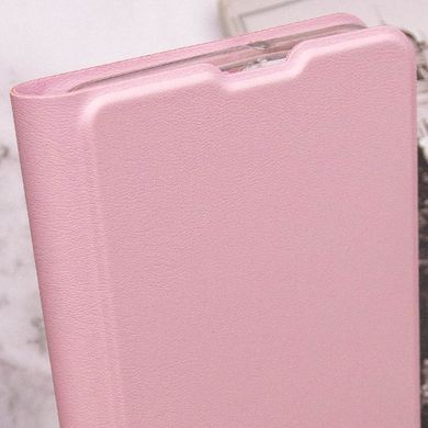 Кожаный чехол книжка GETMAN Elegant (PU) для Motorola Moto G32 Розовый