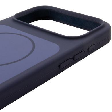 Чохол Silk Duo Color (AA) NO LOGO with Magnetic Fit для Apple iPhone 17 Pro (6.3") Midnight Blue