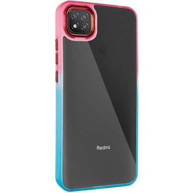 Чохол TPU+PC Fresh sip series для Xiaomi Redmi 9C Бірюзовий / Рожевий