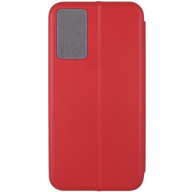 Кожаный чехол-книжка Classy для Motorola Moto G72 Красный