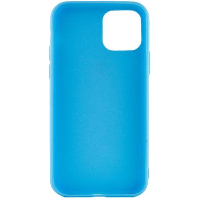 Силиконовый чехол Candy для Apple iPhone 12 Pro Max (6.7") Голубой