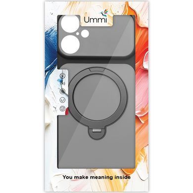 Чехол Ummi Full Camera with MagSafe HQ Ring для Apple iPhone 17 (6.3") Black