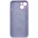 Чехол Silicone Case Full Camera Protective (AA) для Apple iPhone 15 (6.1") Сиреневый / Lilac фото 4